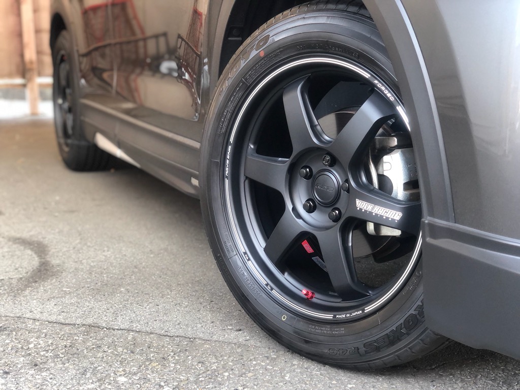 CX-5にアルミホイールを取り付けました。 – オートバックス環4泉