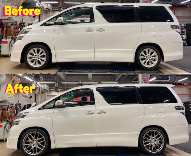 20系ヴェルファイアに「20incタイヤホイール」を取付けました  