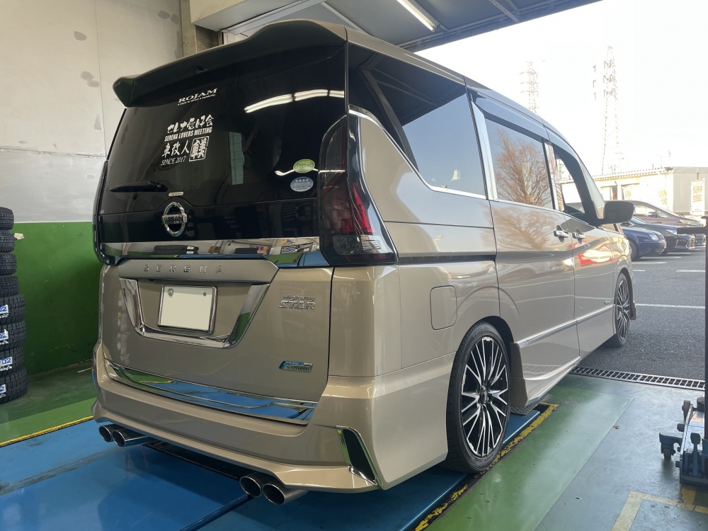 日産 C27セレナ BLITZ ZZ-R 車高調インストール！！ – オートバックス 